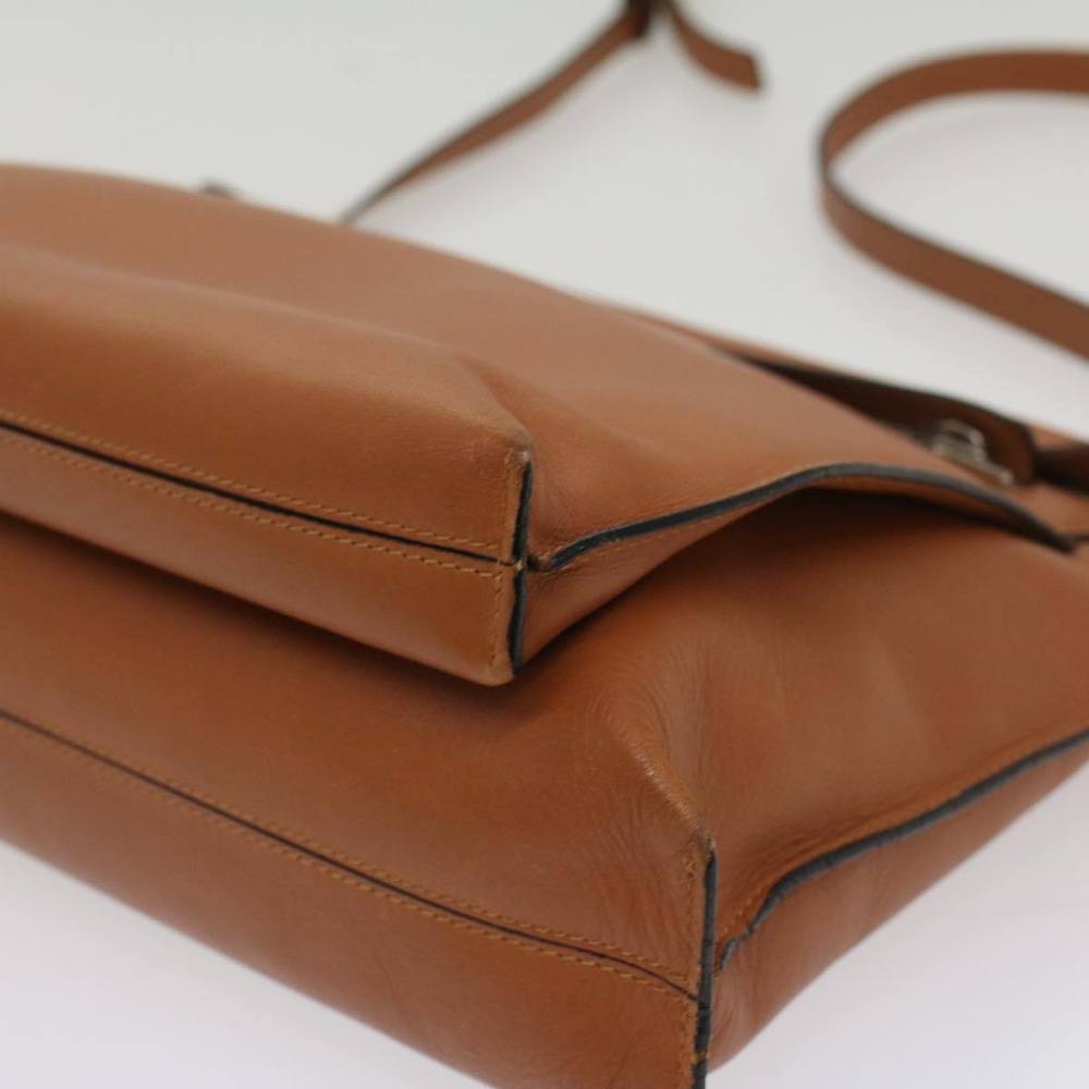 LOEWE Shoulder Bag Leather Brown Auth hk848 - Picture 9 of 16